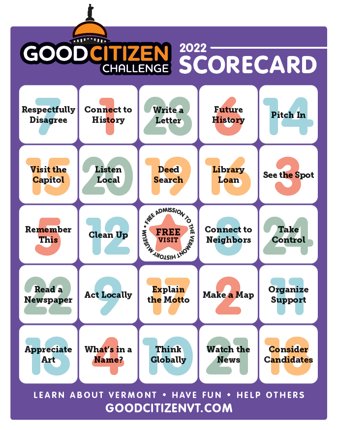 Good Citizen Challenge Scorecard 2022